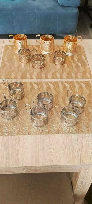 Koszyczki do szklanek. 12 koszyczków PRL + 2 gratis