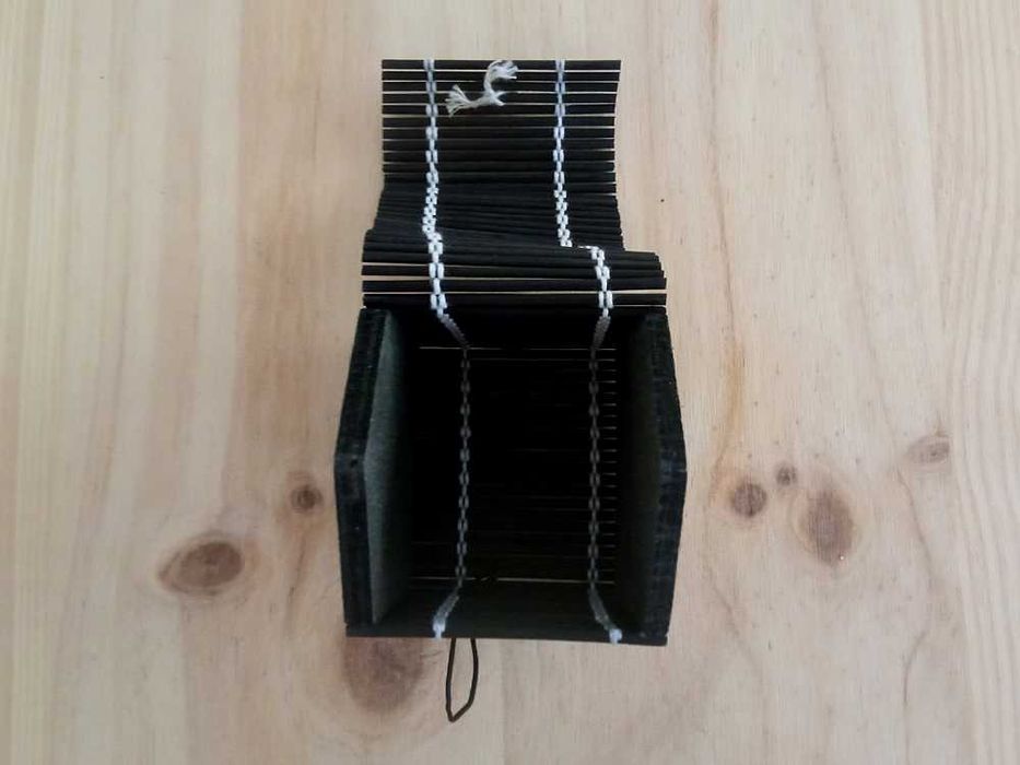 Caixa De Madeira e Bambu