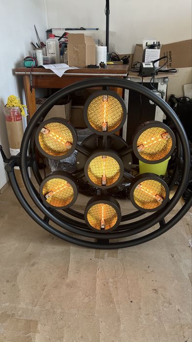 Lampa retro Fos Vintage 7 halogen