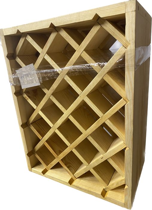 Regał na wino 65x45 cm 18 butelek stojący lub wiszący