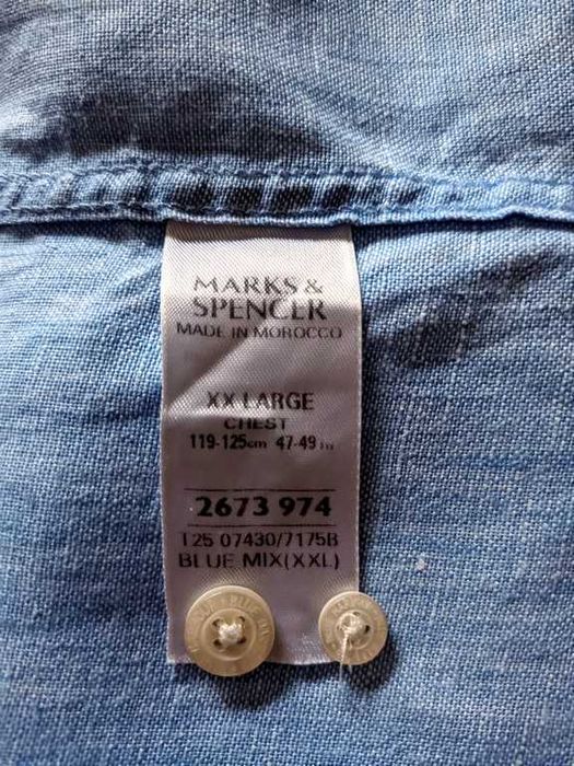 Рубашка Marks & Spencer® лён XXL