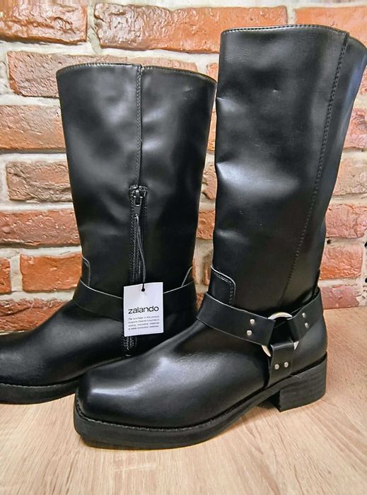 Kozaki, kowbojki Zalando EvenOdd rozmiar 38