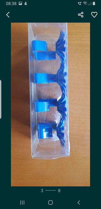 Klamry i spinki do zasłon firan efekt 3D