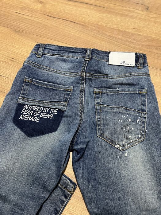 Spodnie jeansy chłopięce Zara