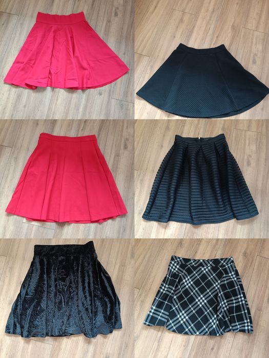 Zestaw 6 mini spódniczek rozmiar 38/M