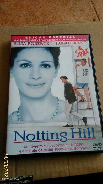 DVD Notting Hill Movie Hugh Grant Julia Roberts Nothing Richard Curtis
