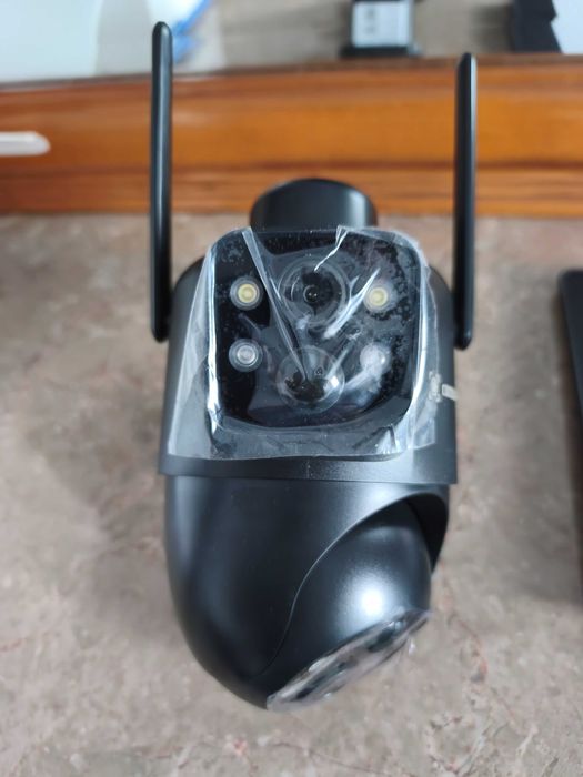 Câmara de Segurança Solar COCOCAM 2K – Nova (Dupla Lente / Wi-Fi)