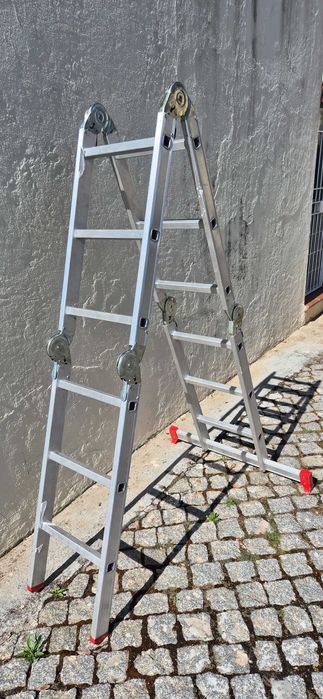 Escadote de alumínio dobrável 4m Ferral
