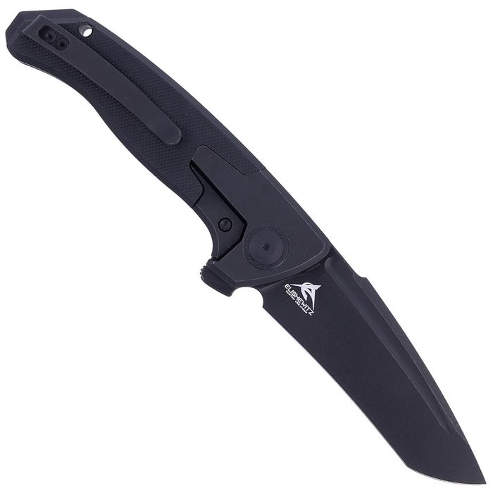 Nóż składany WE Knife Press Check Black Ti / Black G10, (WE20078A-1)