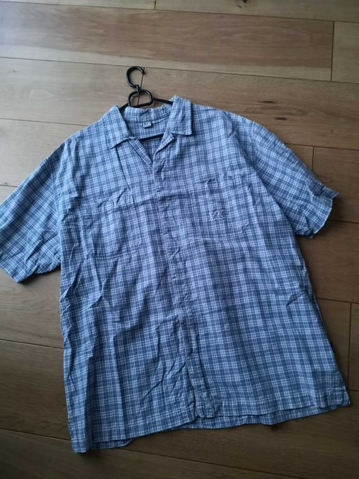 XSXS koszula w kratę niebiesko-biała r. XL