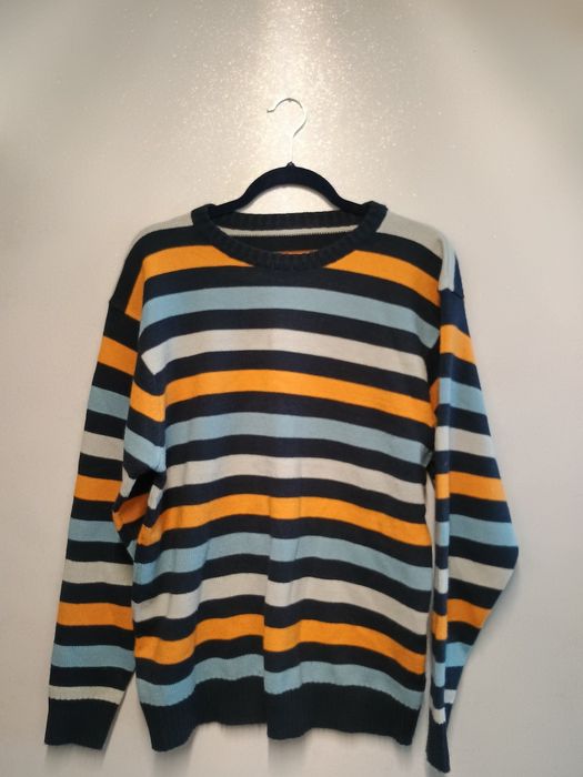 Sweter w paski XL męski