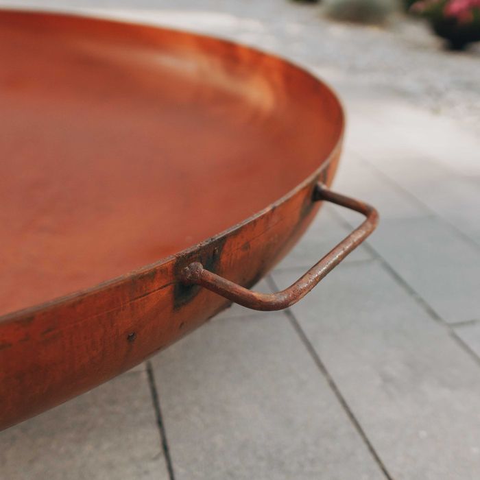 Palenisko Grill Ognisko Corten 80cm Stalowa Misa Ogniskowa blacha 3 mm