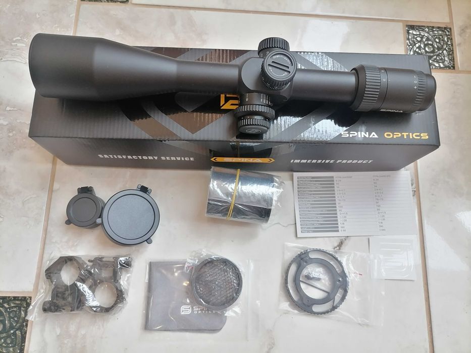 Spina Optics FFP 6-24x50SFE. Новий. Оригінальний приціл.