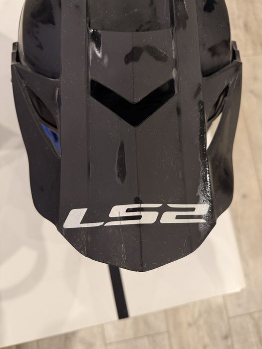 Kask crossowy  + gogle