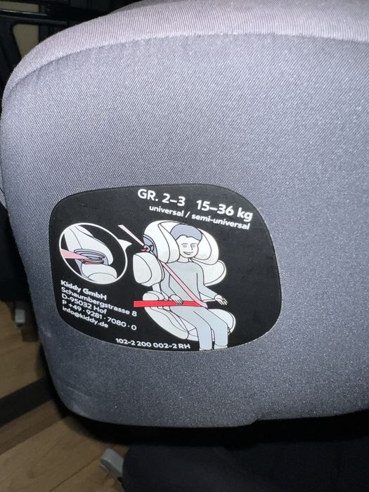 fotelik samochodowy Kiddy Cruiserfix 3 ( 15–36 kg )