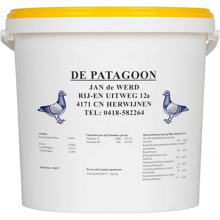 De Patagoon Multi Mix grit dla gołębi 10kg