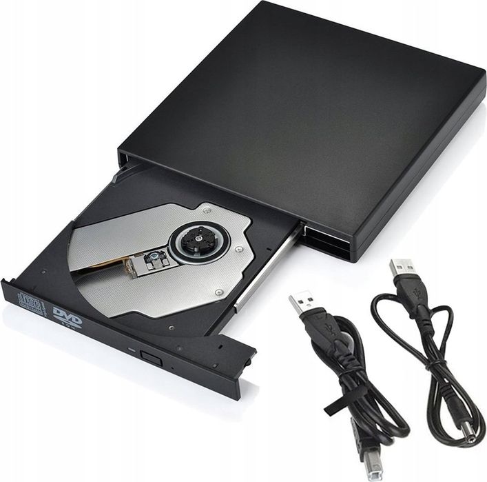 Napęd zewnętrzny CD/DVD KT08 - Nagrywarka Combo USB 2.0 Plug&Play