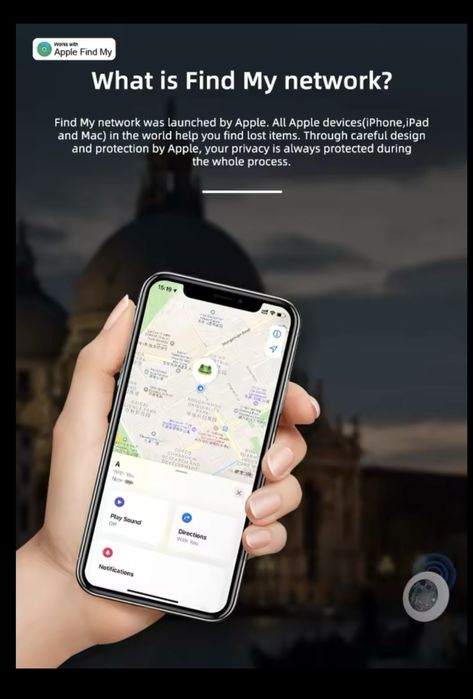 Carteira com rastreador para iphone