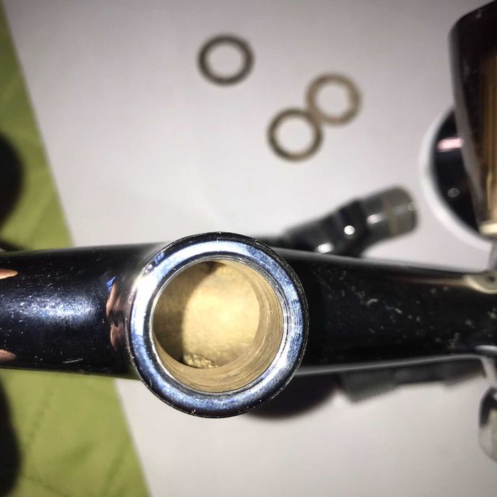 Змішувач новий  імпортний з "радянських часів" - кінець 80-х, ЛАТУНЬ.