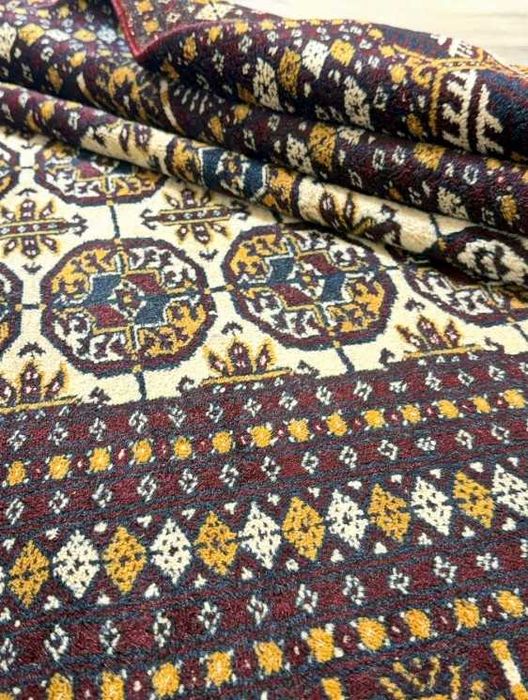 Tapete Oriental BUCHARA original, tecido à mão no Paquistão, Lã sobre Algodão, com 191cm x 123cm