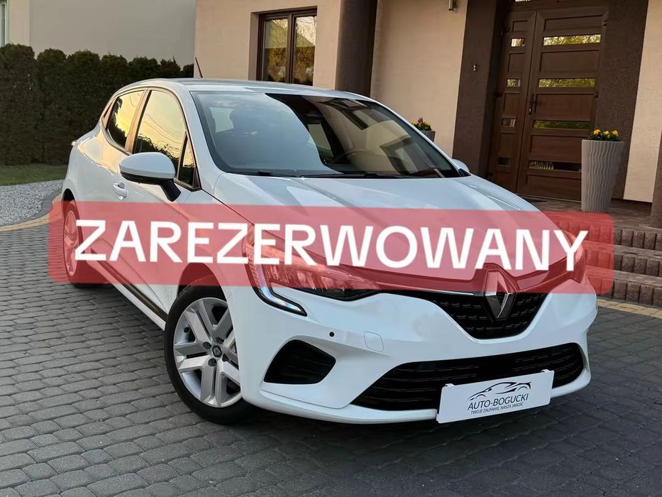 Renault Clio 90KM Salon PL 1.WŁ. 75 tys.km. Serwis LEDy CarPlay Czuj.Park. ŁADNA