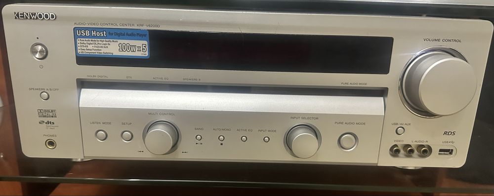 AV-ресивер Kenwood KRF-V5300D. +5 колонок  Pure Acoustics