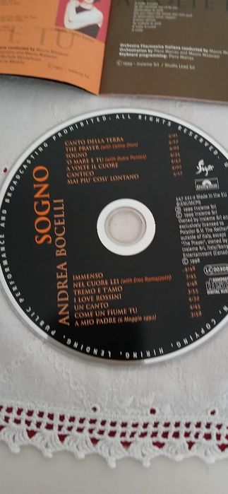 CD Andrea Bocelli-Sogno
