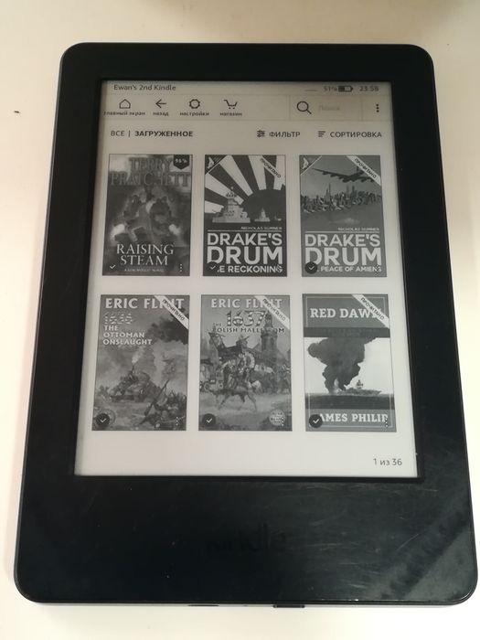 Планшет Amazon Kindle 7th WP63W (PocketBook(Amazon Kindle)