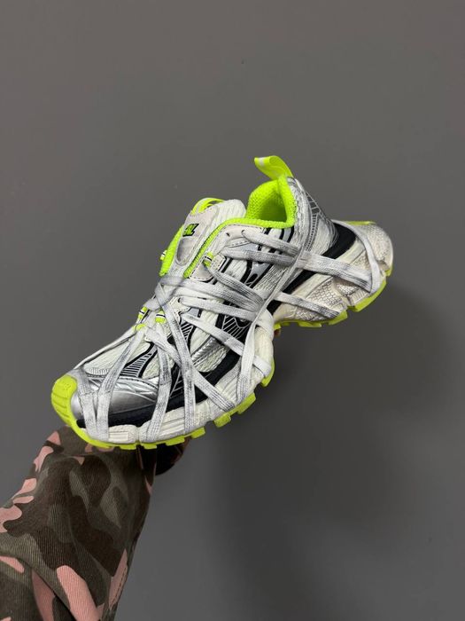 Кросівки Balenciaga 3XL Extreme Laces Acid/Silver premium