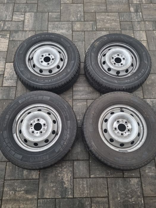 Komplet ķół Fiat Ducato Citroen Jumper Peugeot Boxer 15" felgi opony