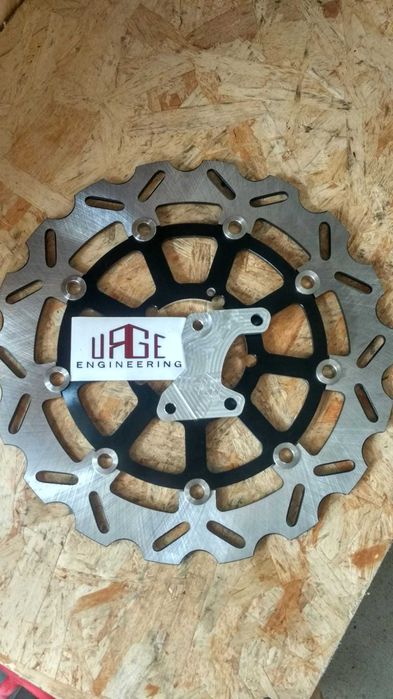 Disco 320mm flutuante floreado e apoio pinça travão pra Yamaha DTR 125