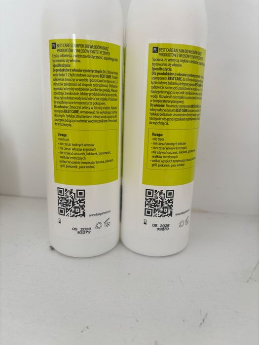 Szampon i balsam do peruk 275g zestaw szampon do peruk syntetycznych