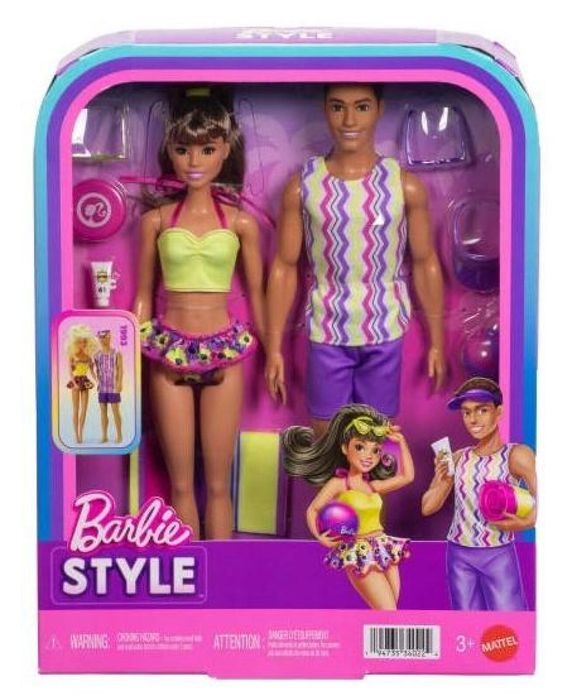 Barbie Barbie i Ken na plaży pudełko,100x300 mm