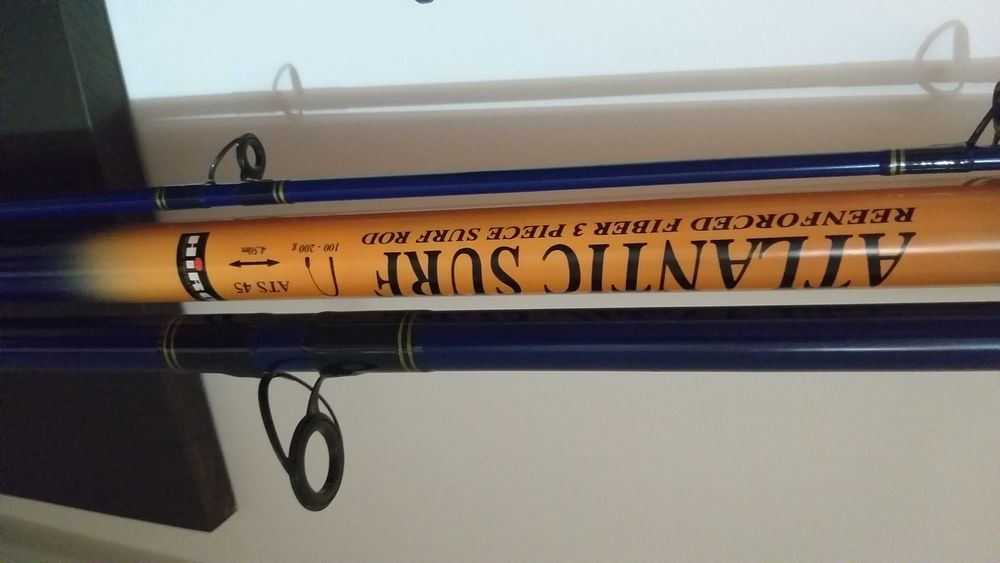 2 canas de Pesca + 3 carretos - 1 das canas foi usada 1 vez!