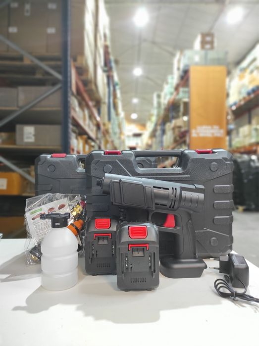 Pistola Profissional de Alta Pressão com Bateria Dupla