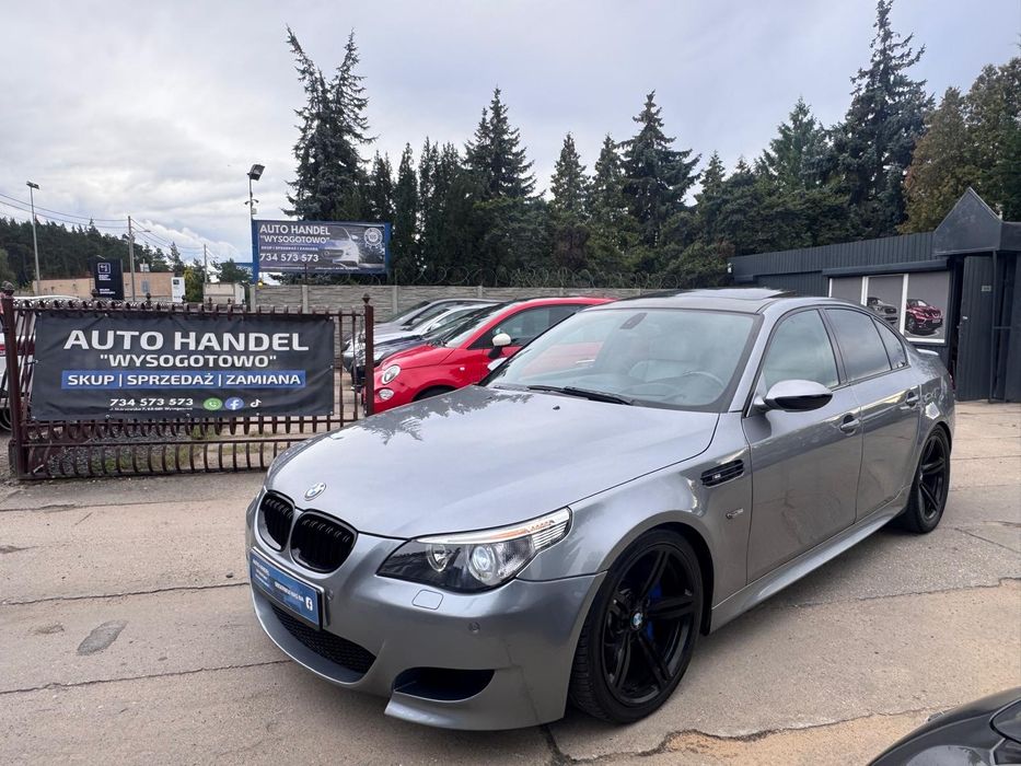Bmw M5 E60 V10 Europa Head-up Szyberdach Bi-Xenony Możl. Zamiana Pl
