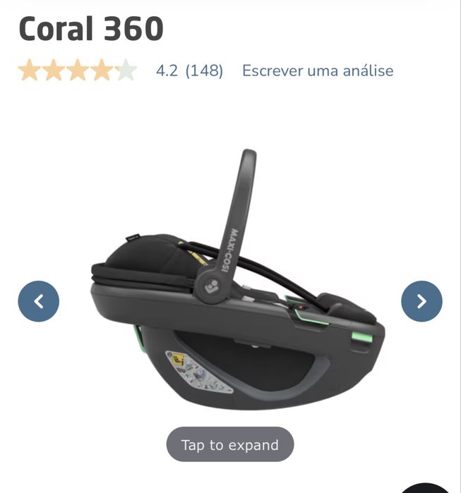 Cadeira ( ovo )Coral 360