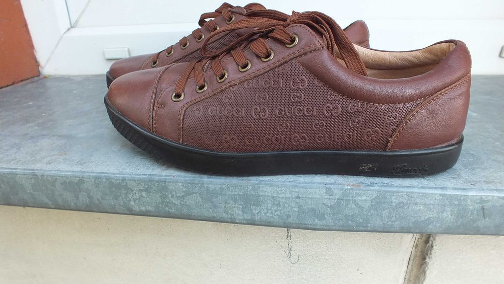 Super buty sportowe skóra marki Gucci w roz 43