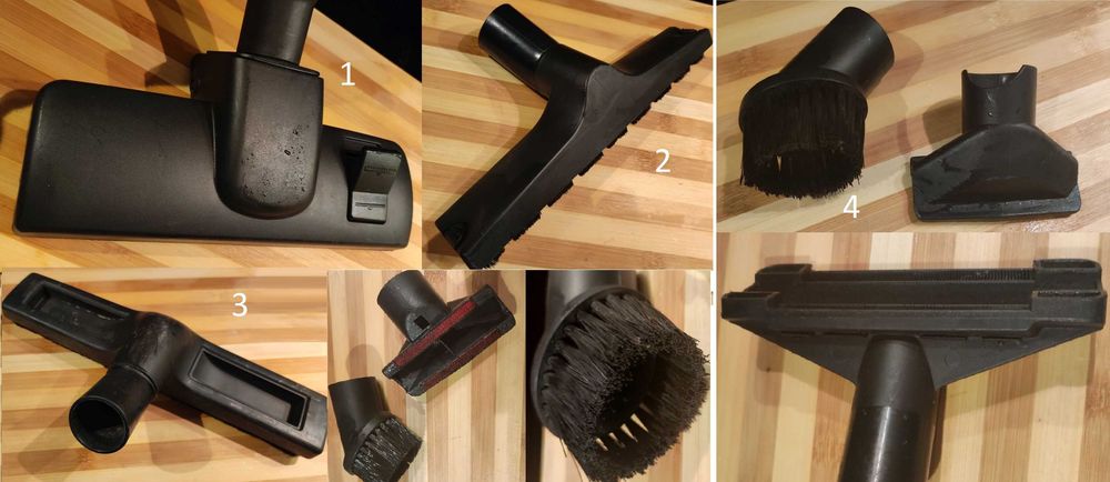 szczotki do odkurzacza komplet końcówki ssawka