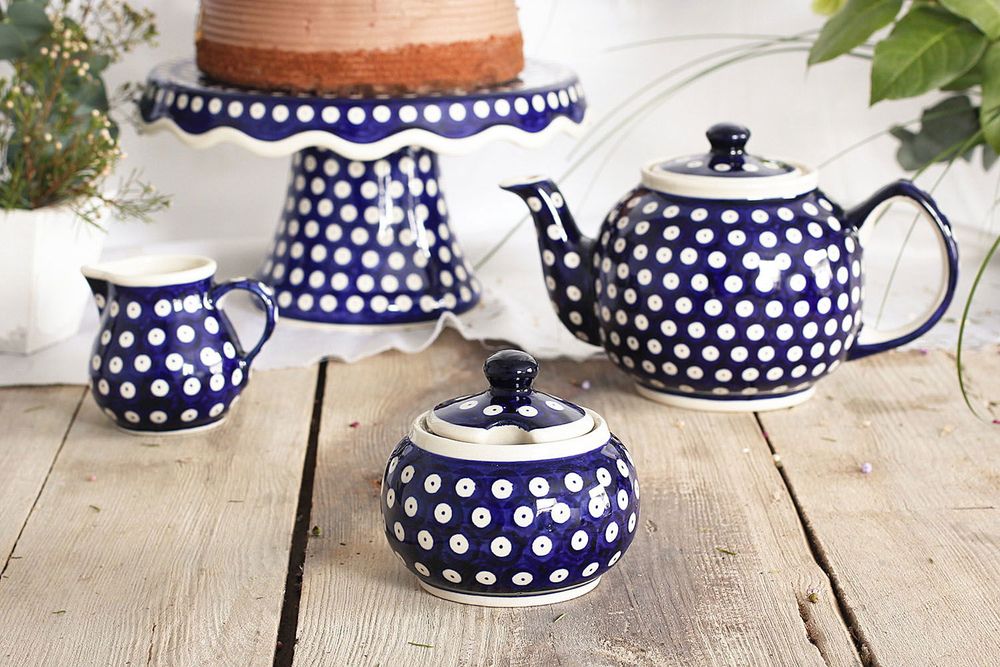 BOLESŁAWIEC GU-694 wzór 42  300 ml - cukiernica ceramiczna