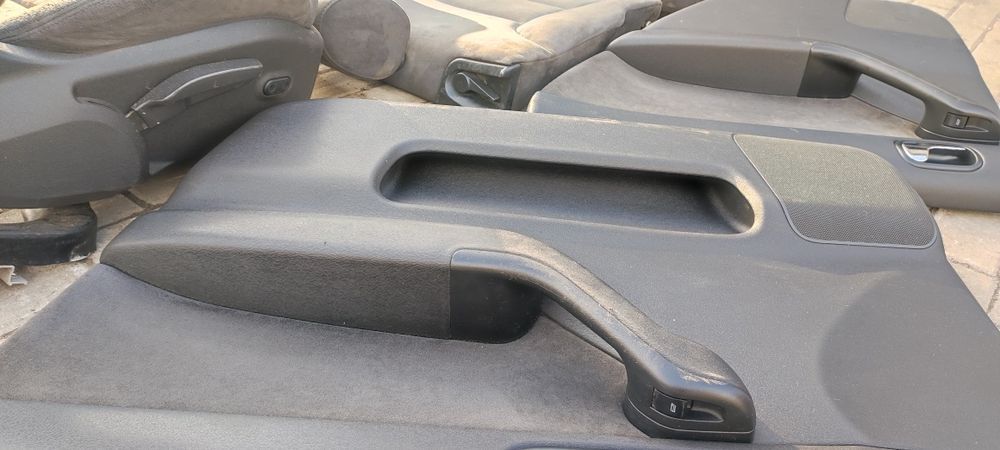 Komplet Foteli bez Grzania Zamszowe z Boczkami Audi A3 8L Lift Sedan