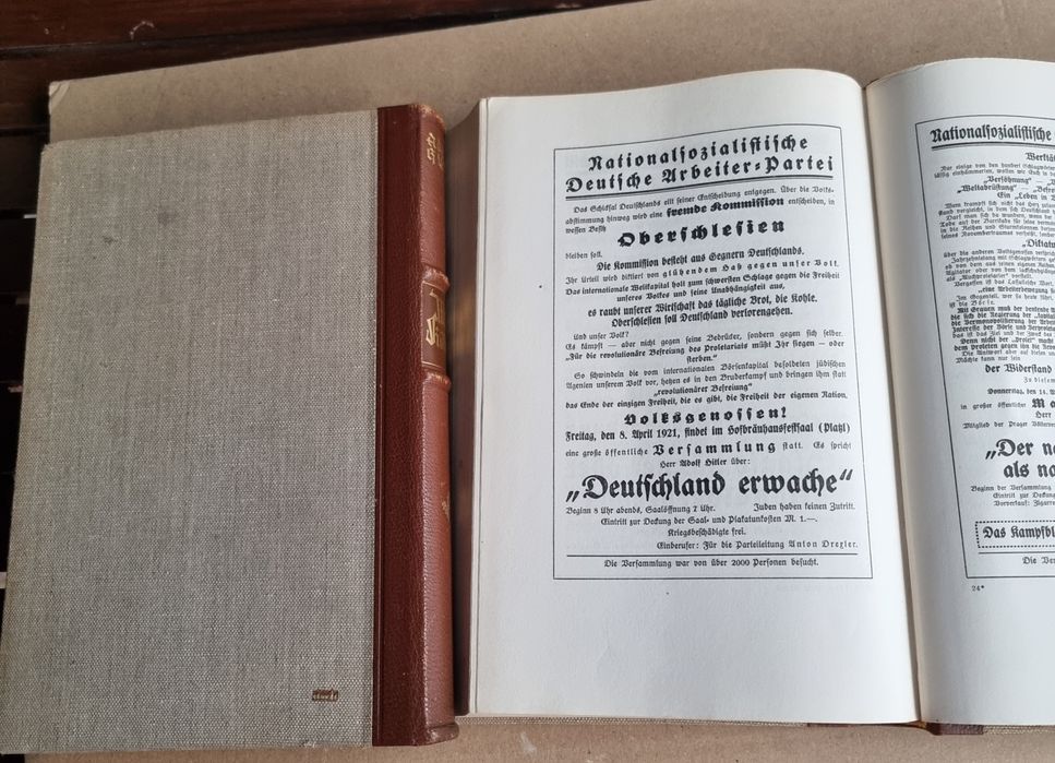 Mein Kampf Adolfa Hitlera-wersja upominkowa 1940 3 Rzesza