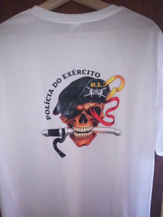 T shirt polícia do exército (nova versão
