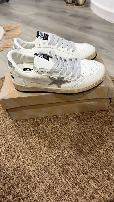 Golden Goose prateadas