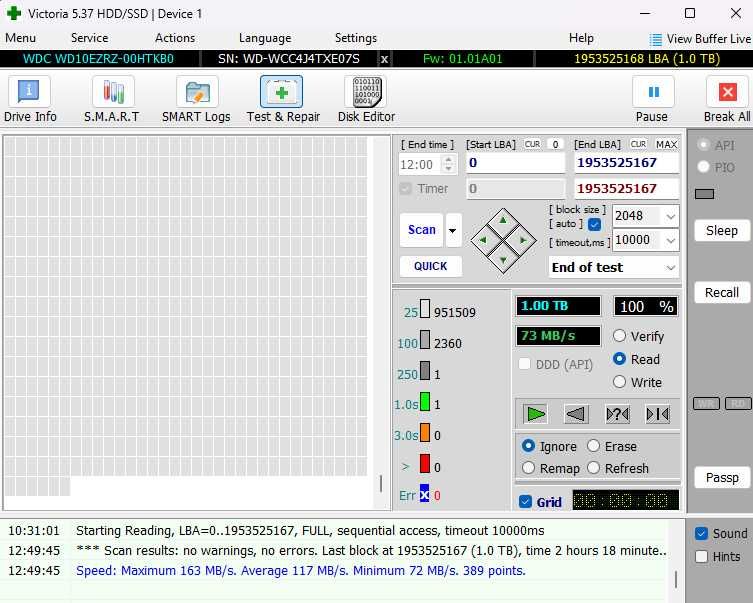 Жорсткий диск Western Digital Blue 1TB 5400rpm