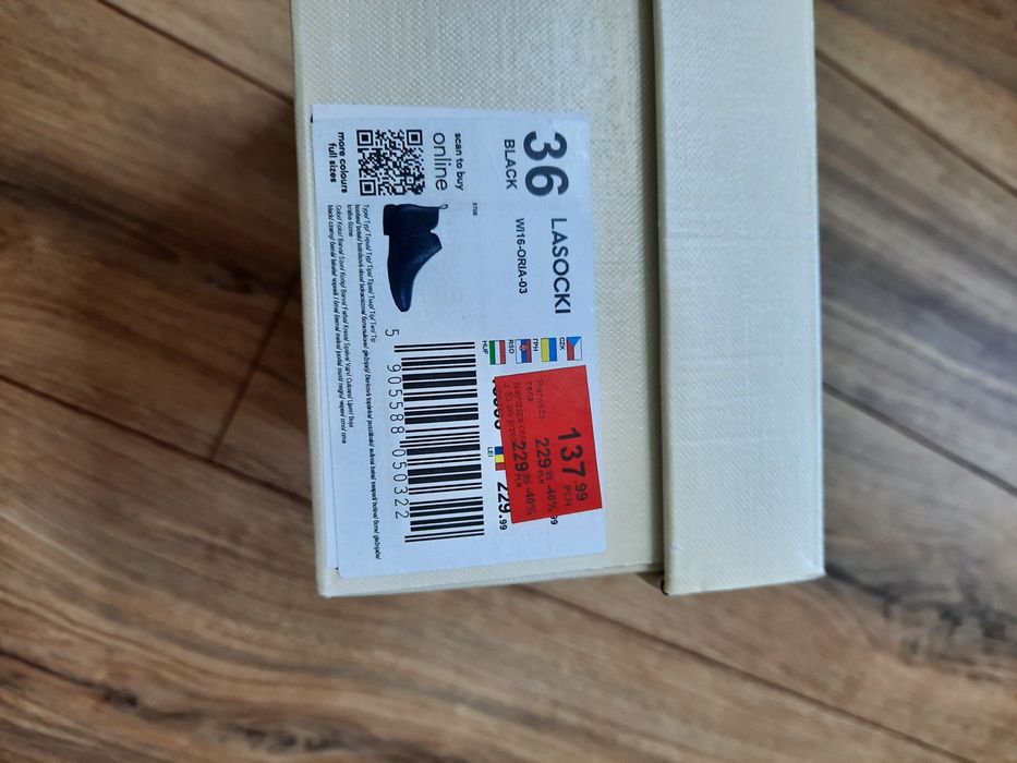 Botki czarne damskie