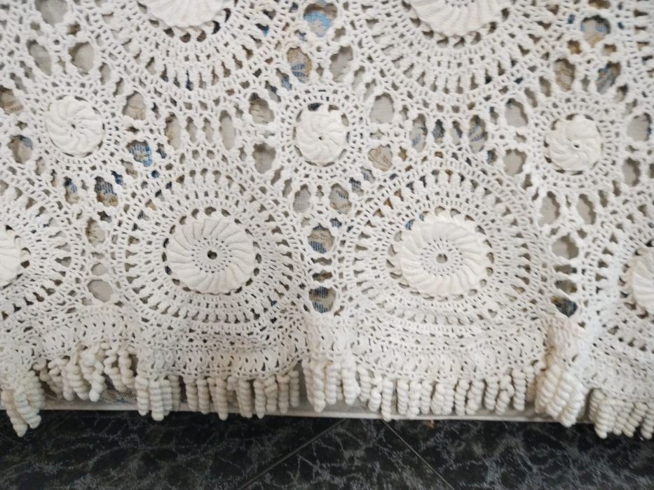 Colcha cama de casal , em Croché