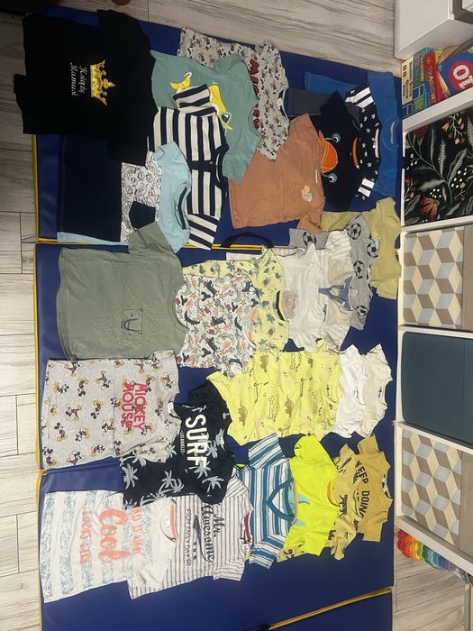 Ciuszki dla chłopca koszulki i spodenki rozmiar 92