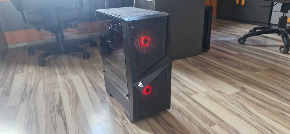 Komputer stacjonarny GeForce GTX 1050Ti, 16GB RAM DDR4, AMD Ryzen 3 3100, SSD 500GB + HDD 1TB, z podświetleniem RGB