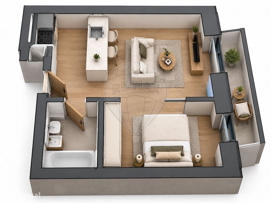 Apartamento T0 para venda